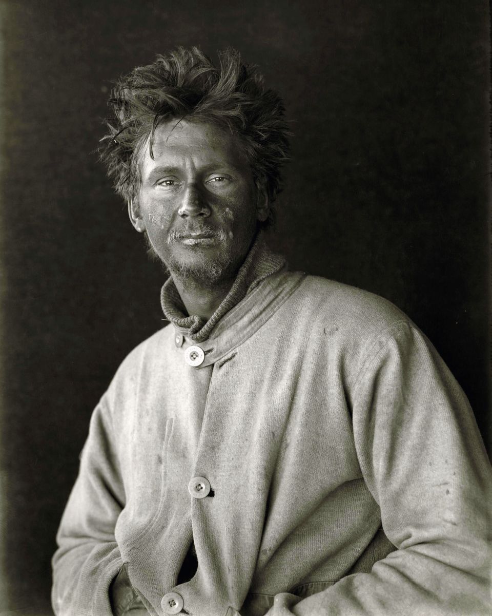 Sir Charles Seymour Wright by Herbert Ponting - 1912