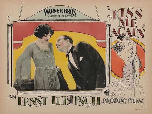 Kiss Me Again Lobby Card - 1925