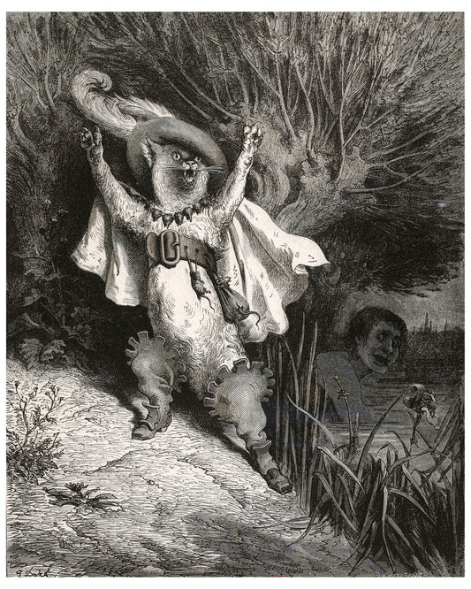 Puss in Boots by Gustave Doré - c. 1865