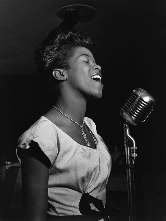 Sarah Vaughan at Cafe Society by by William P. Gottlieb - 1946