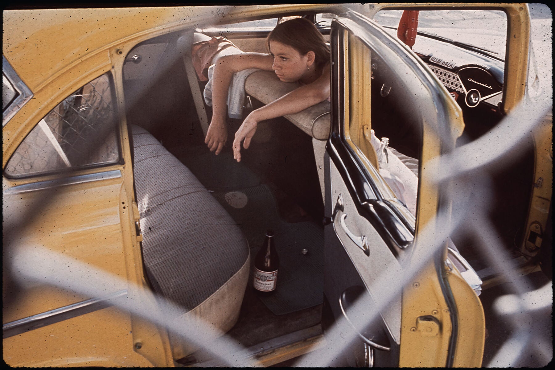 Teenager in Second Ward, Chicano Neighborhood, El Paso, Texas by Danny Lyon - 1972