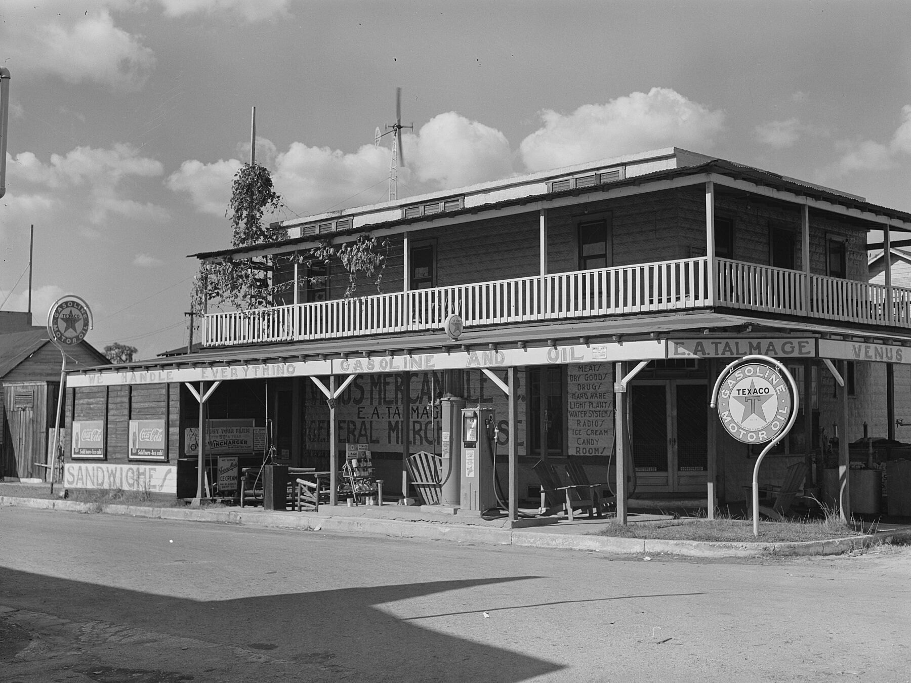 General store and gas station in Venus, Florida by Marion Post Wolcott - 1939