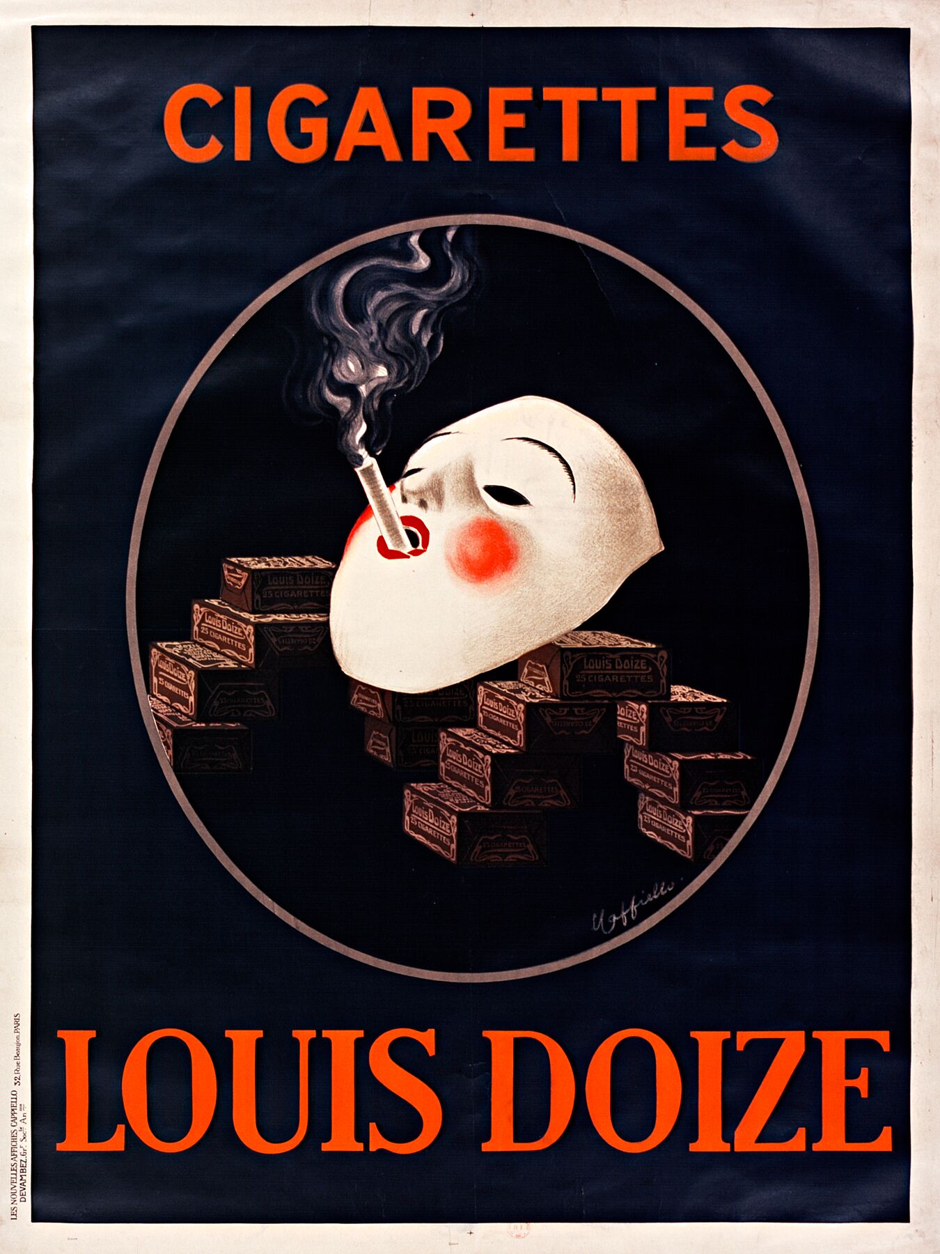 Anuncio de cigarrillos Louis Doize 