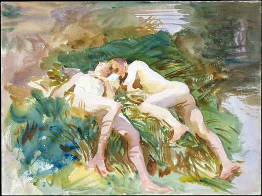 Tommies bañándose por John Singer Sargent - 1918 