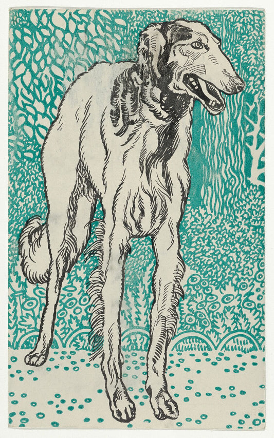 Greyhound by Moriz Jung - 1912
