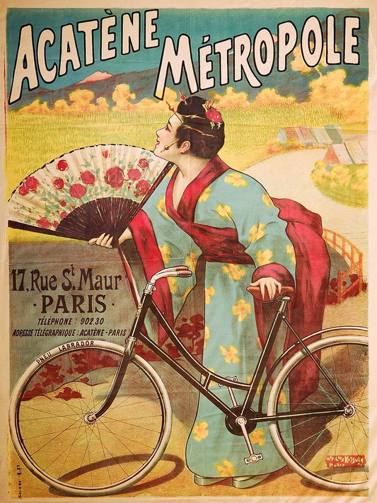 Vélos Acatène Métropole par Charles Tichion - 1896 