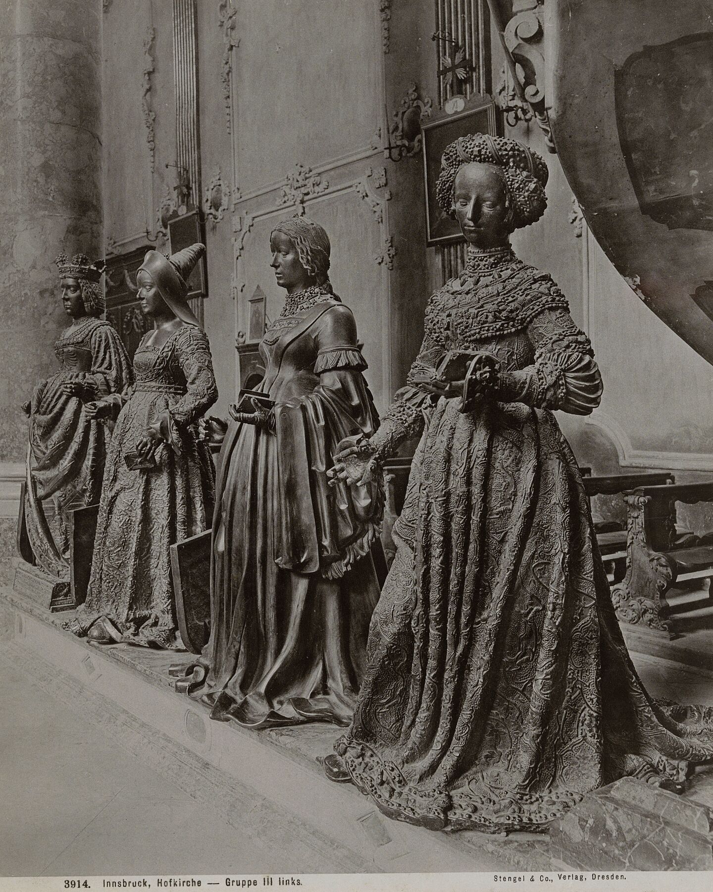 Sculpture Group in the Hofkerk in Innsbruck, anonymous, 1889 - 1910