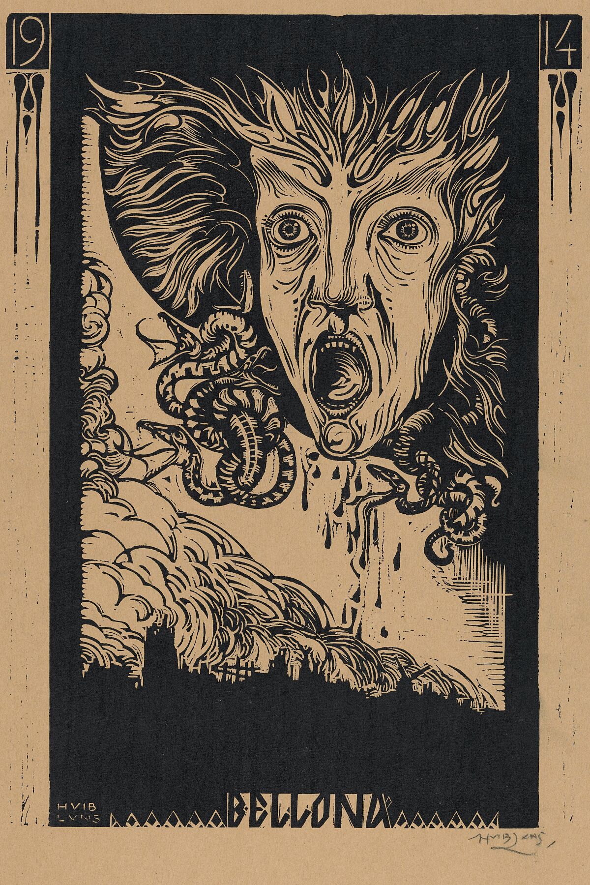 Bellona, Huib Luns, 1914