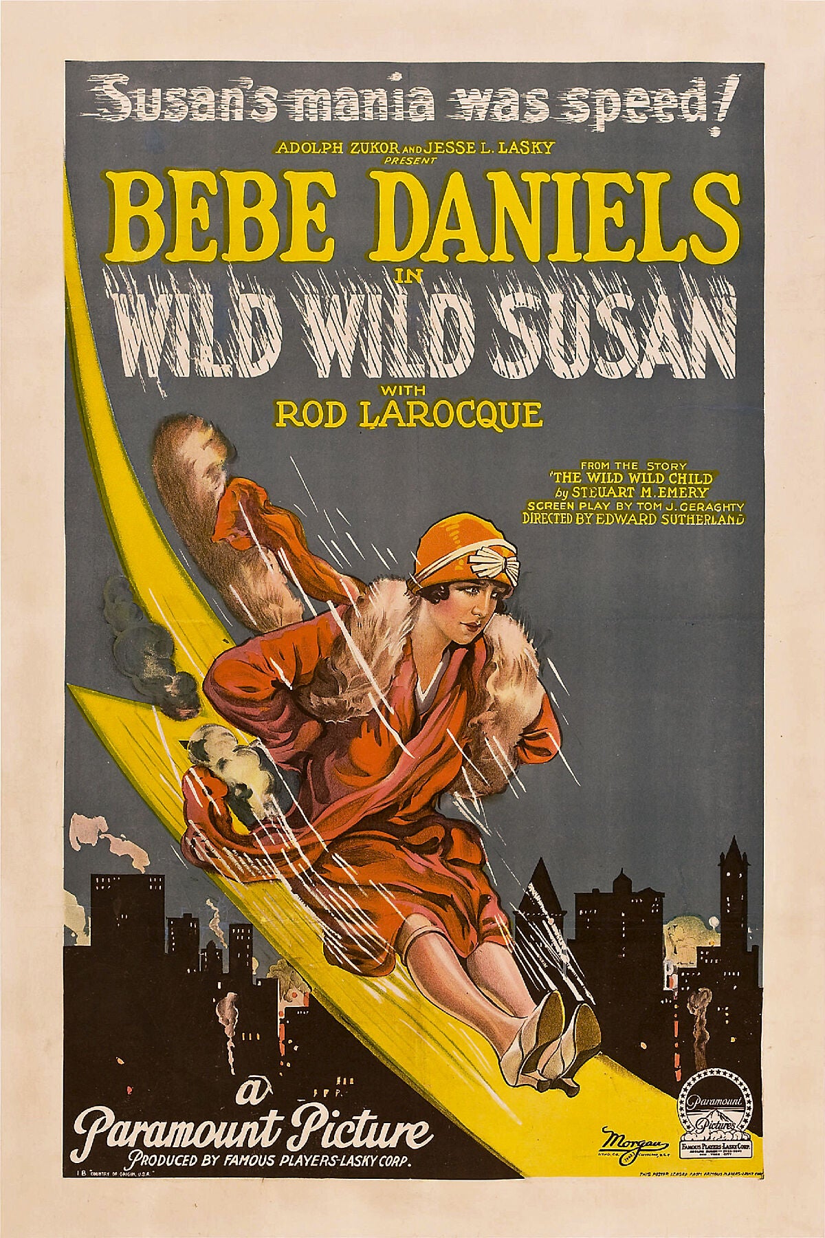 Poster for Wild Wild Susan 1925.