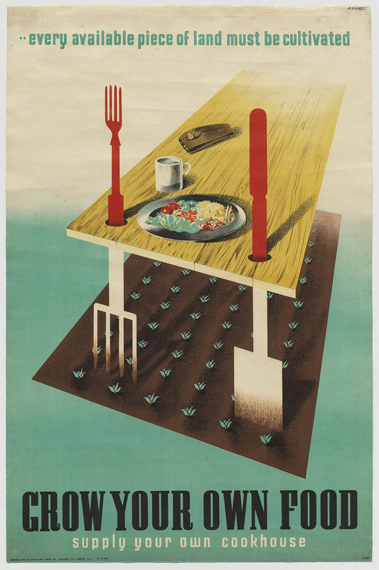 Grow Your Own Food by Abram Games - 1942