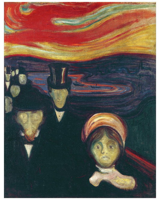 Anxiety by Edvard Munch - 1894