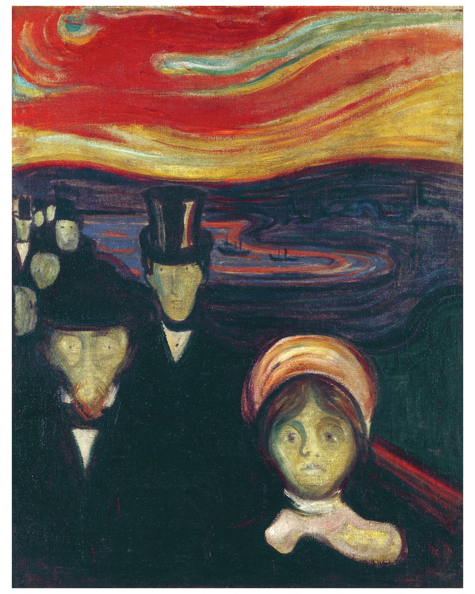 Anxiety by Edvard Munch - 1894