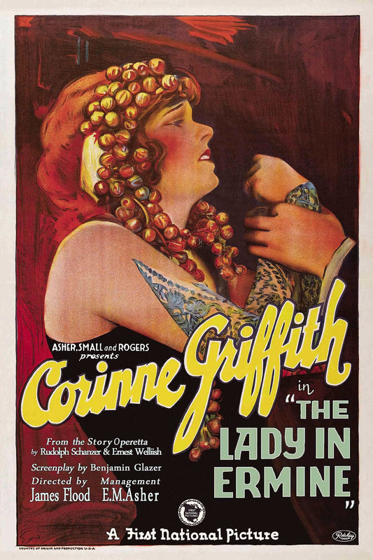 The Lady in Ermine Movie Poster - 1927