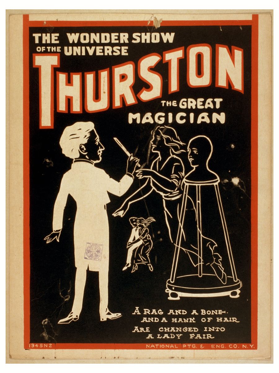 Thurston le grand magicien, le spectacle merveilleux de l'univers ! - 1925 