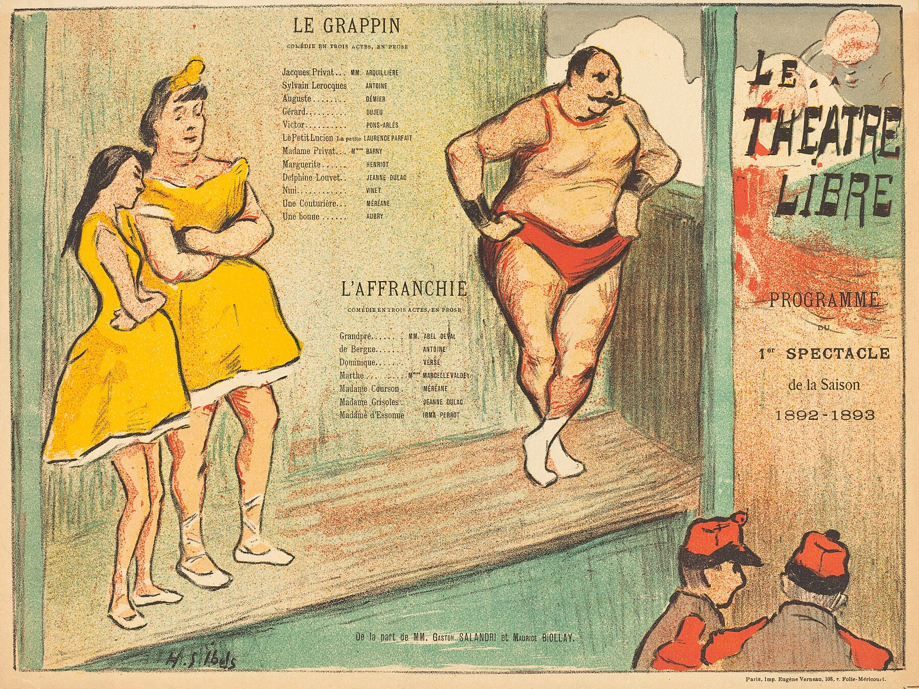 Le Grappin, L'Affranchie by Henri-Gabriel Ibels - 1892