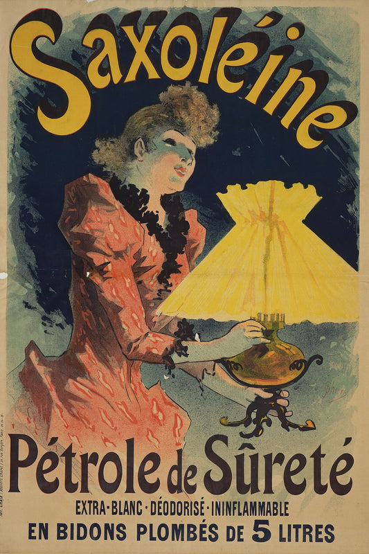 Saxoleine, Pétrole de Sûreté by Jules Chéret - 1891