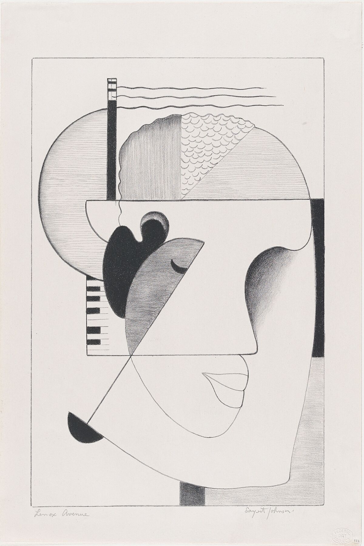 Lenox Avenue 1938 Sargent Claude Johnson