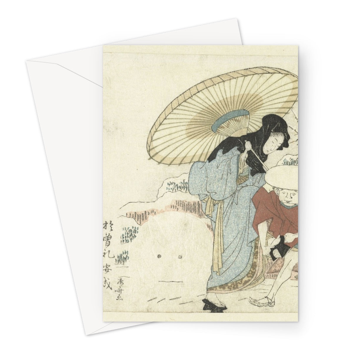 Removing Clogged Snow, Ryûryûkyo Shinsai, 1807.