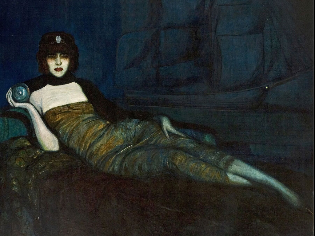 Marchesa Luisa Casati Portrait by Federico Beltran Masses - 1920