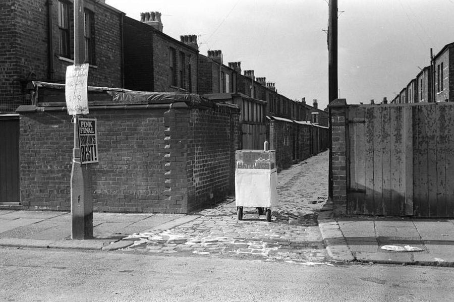Lonesome Burger Stand in Manchester, England by Iain SP Reid - c. 1976