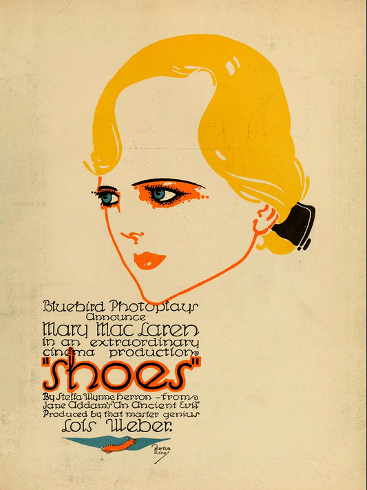 Publicité dans The Moving Picture World pour le film américain Shoes - 1916 