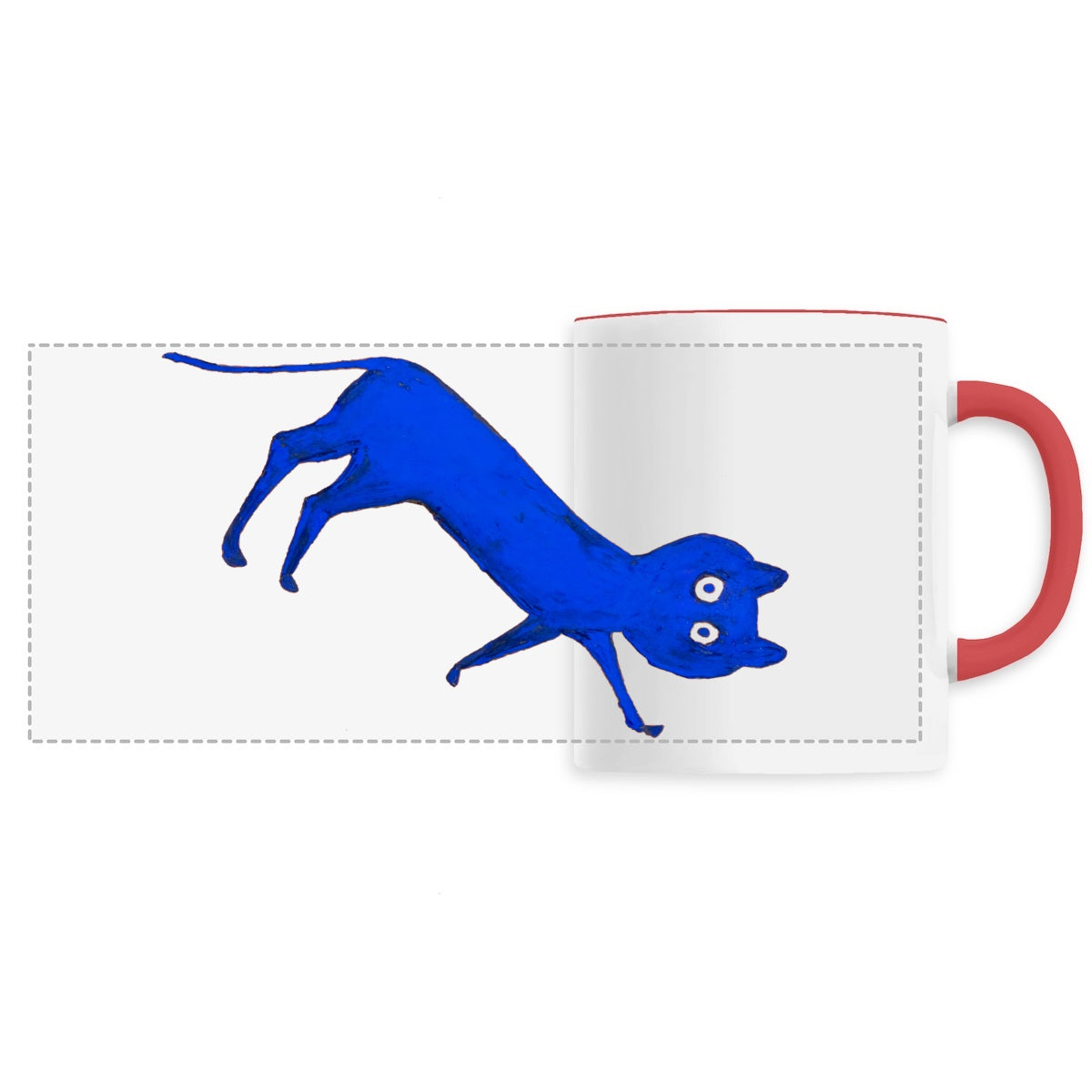 Blue Cat by Bill Traylor, 1941 - Mug