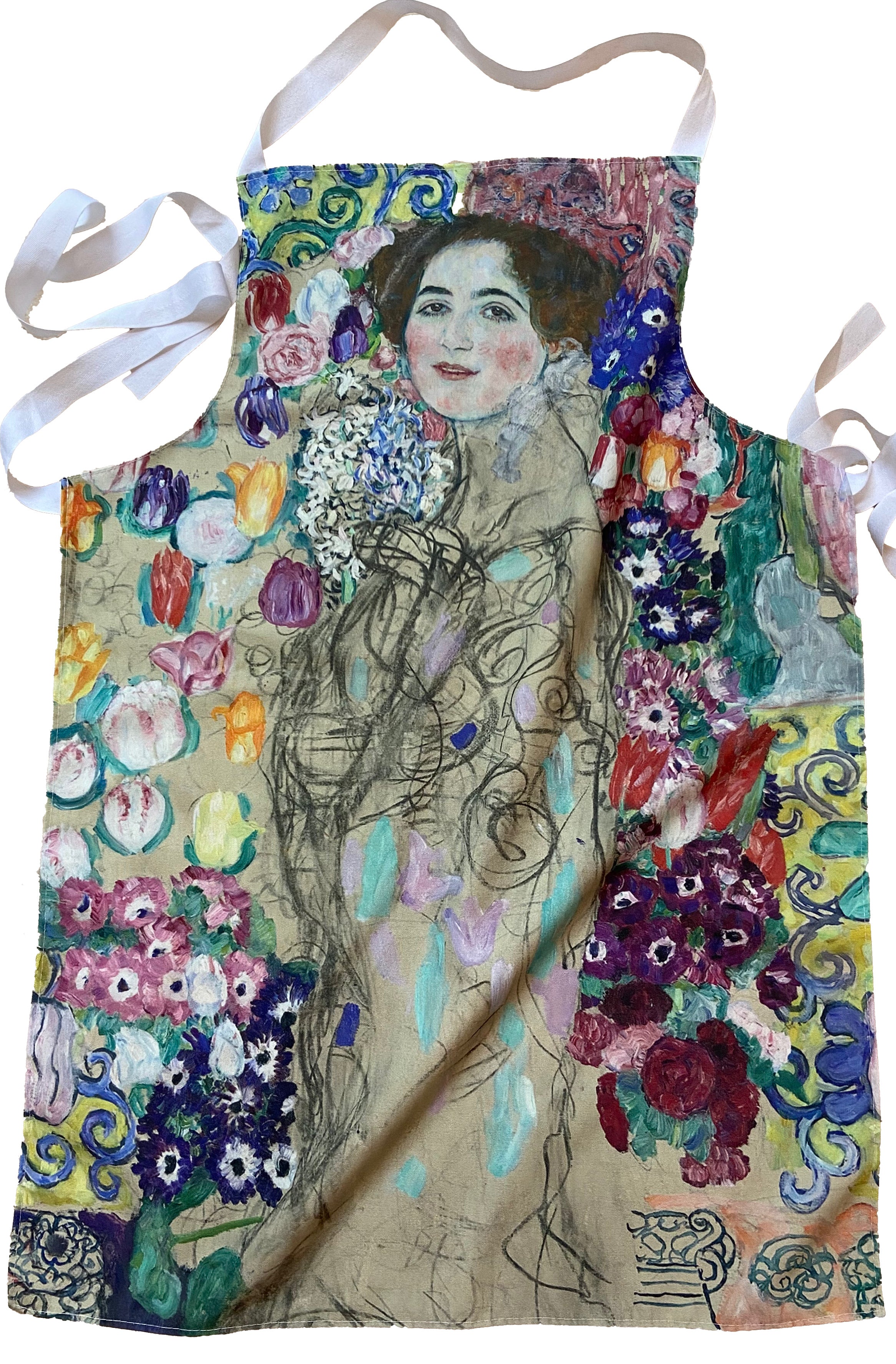 Frauenbildnis (Portrait of Ria Munk III), 1917 by Gustav Klimt - Apron