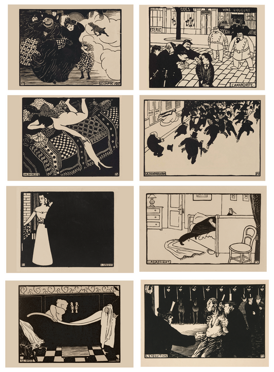 La collection de cartes postales Félix Édouard Vallotton